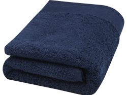 Полотенце для ванной Nora из хлопка плотностью 550 г/м² и размером 50x100 см, темно-синий