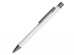 Ручка шариковая металлическая Straight, белый