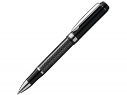 Металлическая шариковая ручка из карбонового волокна Carbon, черный