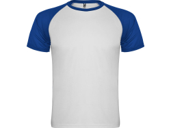 Спортивная футболка Indianapolis детская, белый/королевский синий