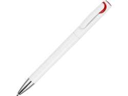 Ручка шариковая Локи, белый/красный