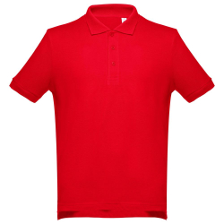 Рубашка поло мужская Adam, красная, размер M