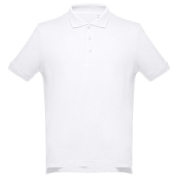 Рубашка поло мужская Adam, белая, размер XXL