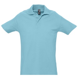 Рубашка поло мужская SPRING II,бирюзовый,XL,100% хлопок, 210/м2
