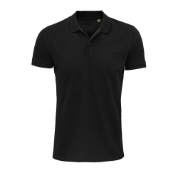Рубашка поло мужская PLANET MEN, черный, 2XL, 100% органический хлопок, 170 г/м2