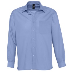 Рубашка"Baltimore", васильковый_S, 65% полиэстер, 35% хлопок, 105г/м2