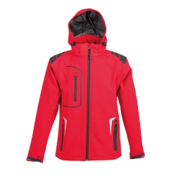 Куртка мужская "ARTIC", красный, XL, 97% полиэстер, 3% эластан, 320 г/м2