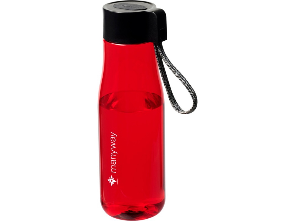 Спортивная бутылка Ara 640 мл от Tritan™ с зарядным кабелем, красный