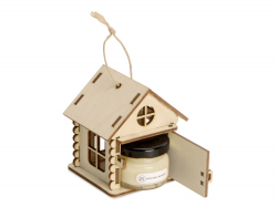 Подарочный набор Крем-мед в домике, крем-мед с ванилью 35 г