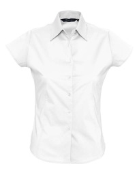 Рубашка женская с коротким рукавом Excess белая, размер XL