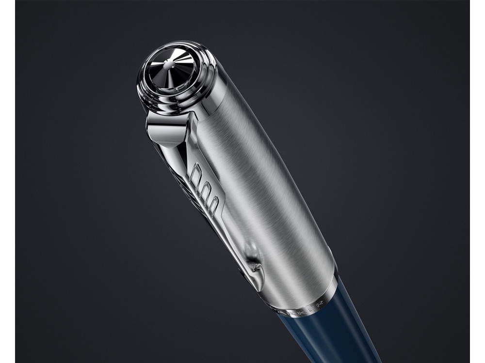 Шариковая ручка Parker 51 CORE MIDNIGHT BLUE CT, стержень: M, цвет чернил: black, в подарочной упаковке.