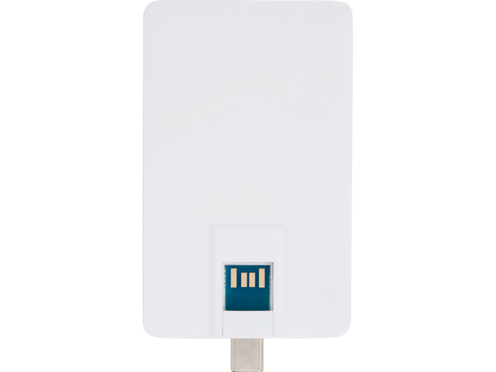 Duo Slim USB-накопитель емкостью 64ГБ и разъемами Type-C и USB-A 3.0, белый