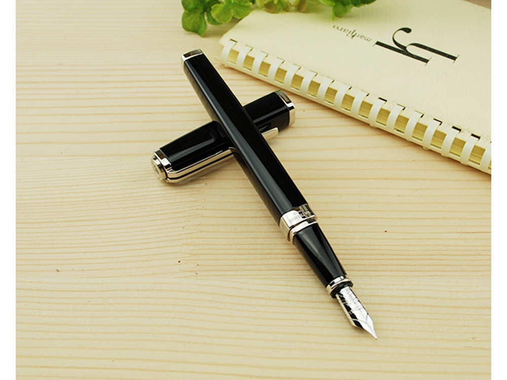 Перьевая ручка Waterman Exception, цвет: Slim Black ST, перо: F (FF)