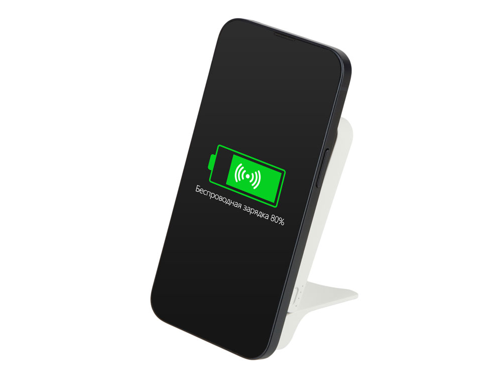 Внешний магнитный аккумулятор MagnIQ, белый, 5000 mAh