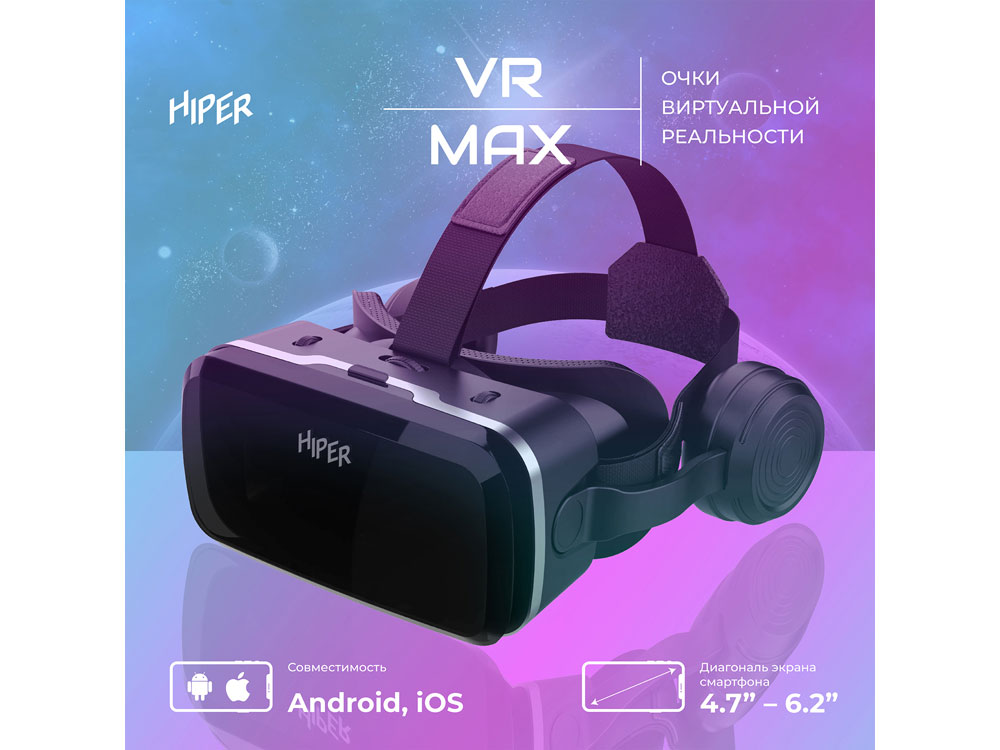 Очки виртуальной реальности HIPER VR MAX