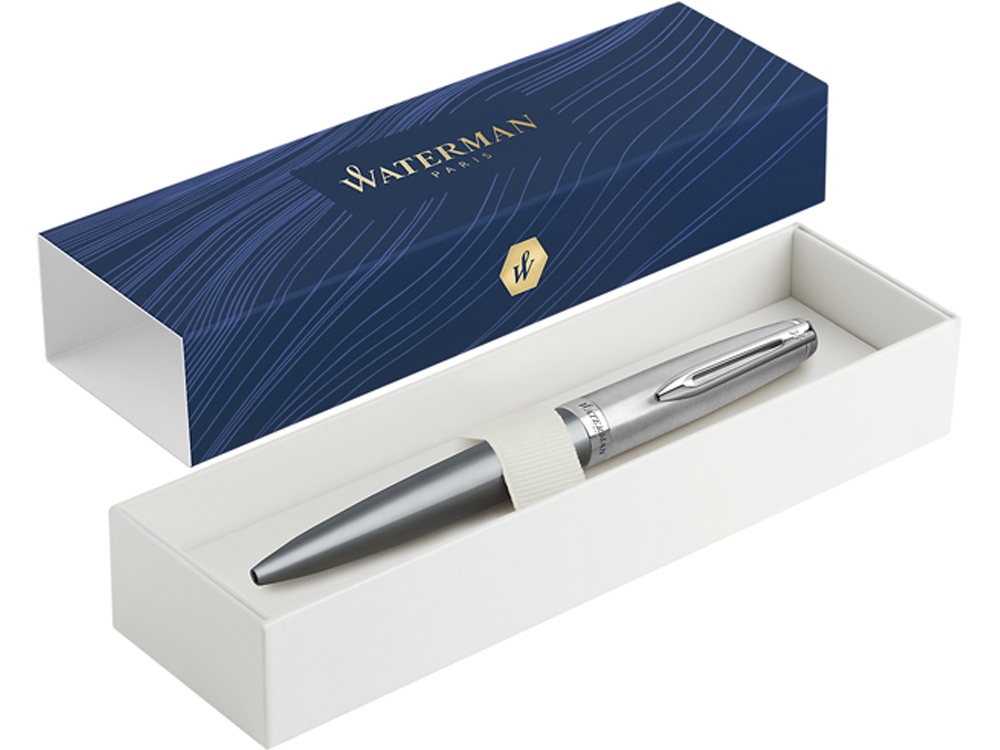 Шариковая ручка Waterman Embleme, цвет: GREY CT, стержень: Mblue