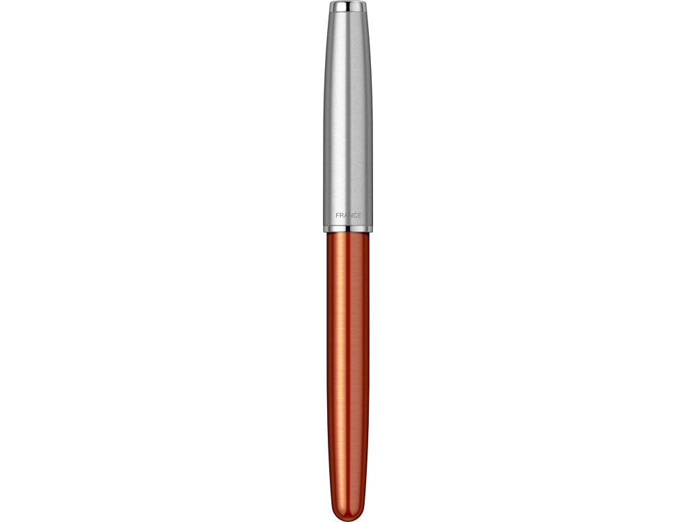 Перьевая ручка Parker Sonnet Essentials Orange SB Steel CT, перо: F, цвет чернил black, в подарочной упаковке.