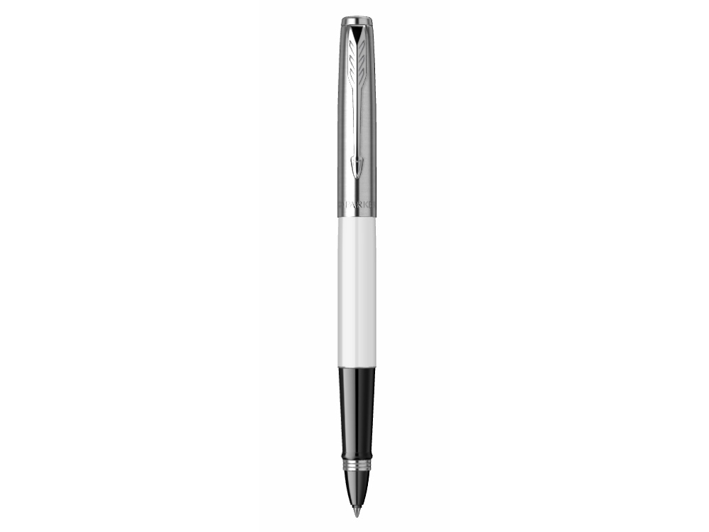 Ручка-роллер Parker Jotter Original T60 White СT (чернила черные) в подарочной коробке