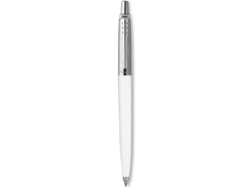 Шариковая ручка Parker Jotter ORIGINALS WHITE CT, стержень: Mblue ЭКО-УПАКОВКА