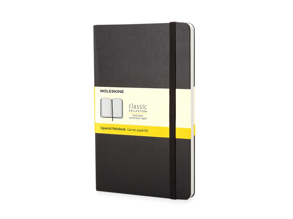 Записная книжка Moleskine Classic (в клетку), Pocket (9х14 см), черный