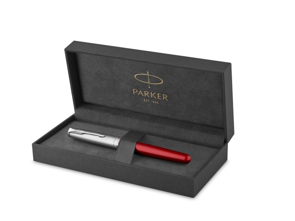 Перьевая ручка Parker Sonnet Entry Point Red Steel CT, перо: F, цвет чернил: black, в подарочной упаковке