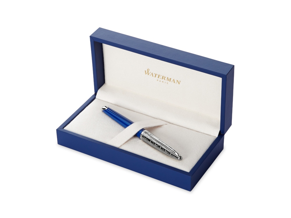 Шариковая ручка Waterman Expert 3, цвет: Stainless Steel CT, стержень: Mblue