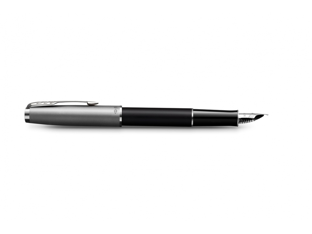 Перьевая ручка Parker Sonnet Entry Point Black Steel CT, перо: F, цвет чернил: black, в подарочной упаковке