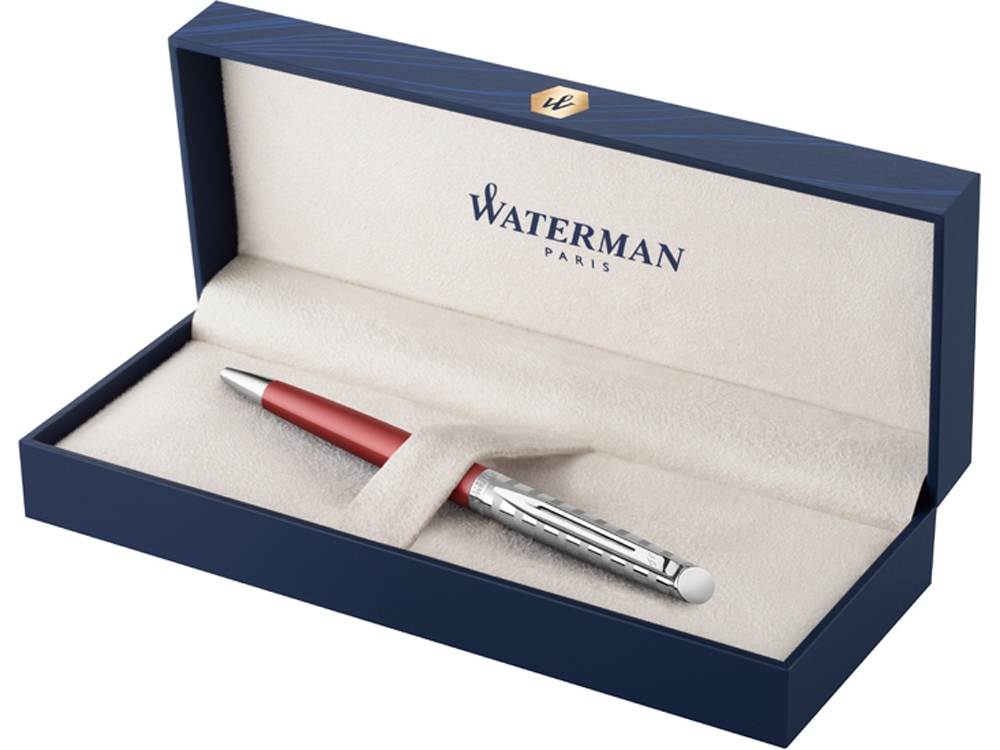 Шариковая ручка Waterman Hemisphere French riviera Deluxe RED CLUB в подарочной коробке