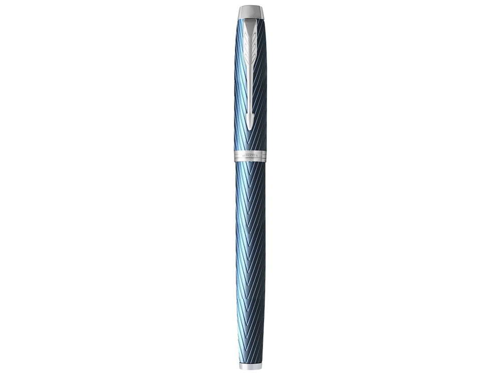 Перьевая ручка Parker IM Premium Blue Grey CT, перо: F, цвет чернил: blue, в подарочной упаковке.