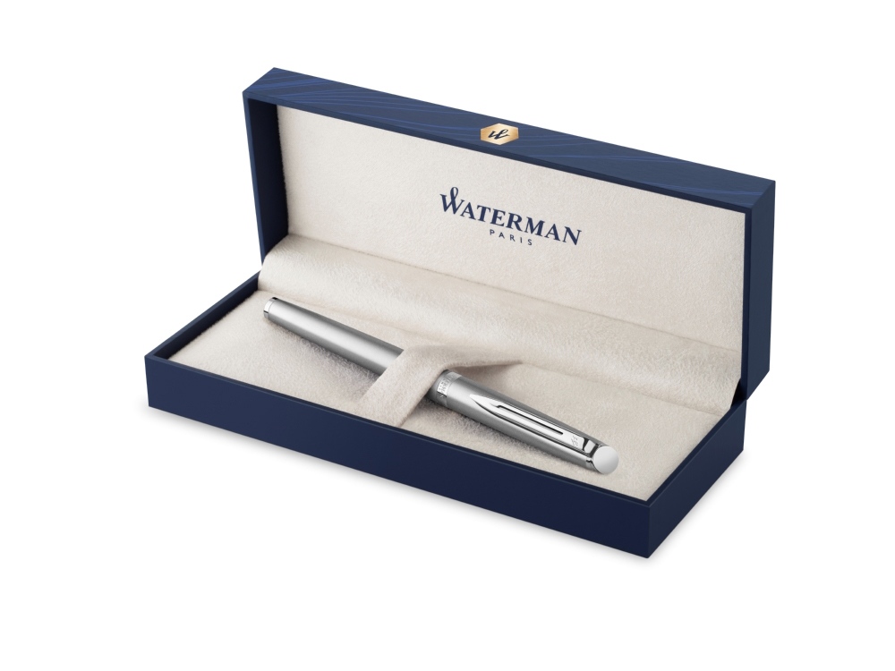 Перьевая ручка Waterman Hemisphere Entry Point Stainless Steel matte в подарочной упаковке