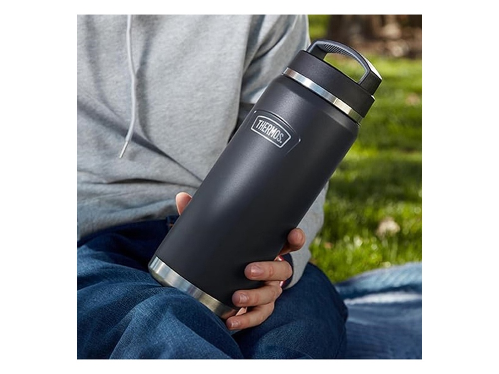 Термос из нерж. стали тм THERMOS IS-212 GT 1.2L, темно-серый