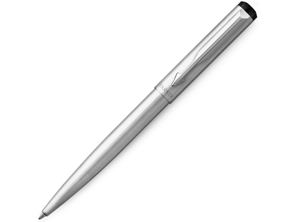 Ручка шариковая Parker Vector Standard T01 Stainless Steel CT, серебристый