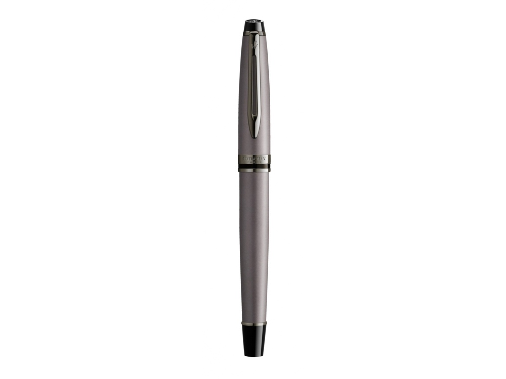 Ручка-роллер Waterman Expert Silver F BLK в подарочной упаковке