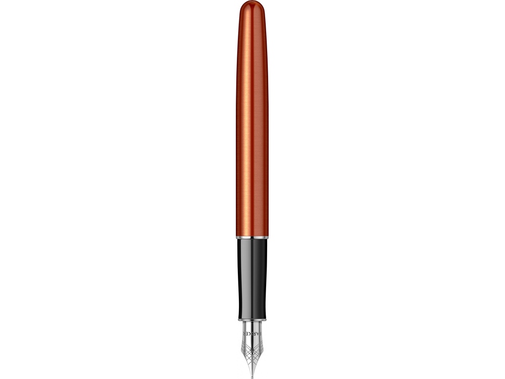 Перьевая ручка Parker Sonnet Essentials Orange SB Steel CT, перо: F, цвет чернил black, в подарочной упаковке.