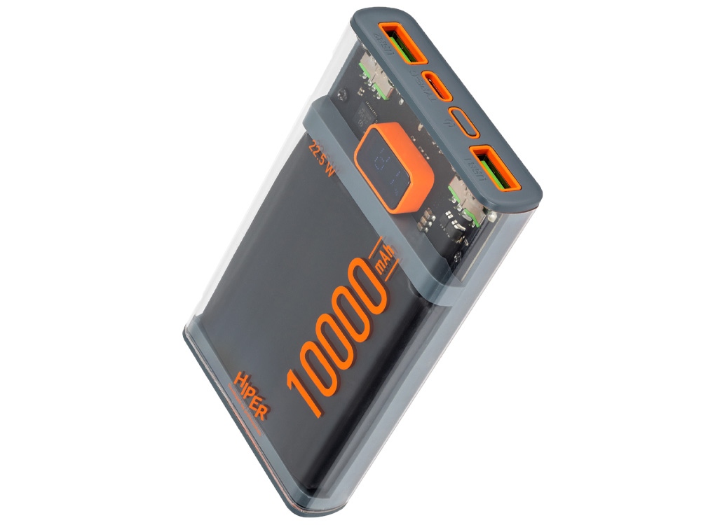 Внешний аккумулятор CORE X, 10000 mAh, черный