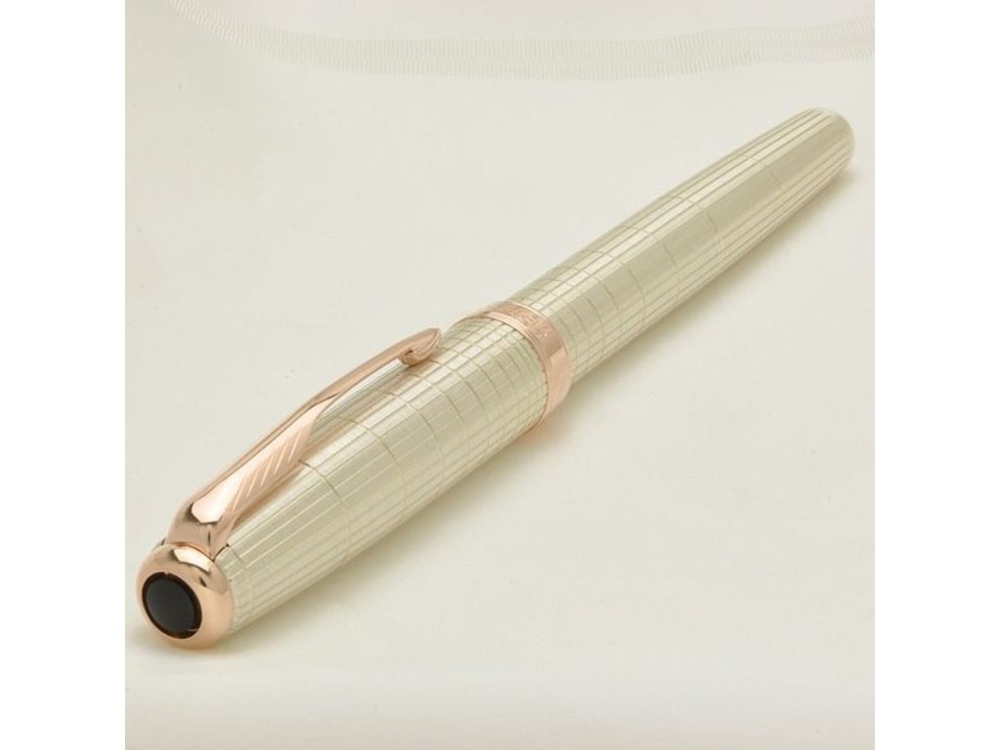 Перьевая ручка Parker Sonnet F535 VERY PREMIUM Feminine, (серебро 925 пробы) цвет: Silver PGT, перо: F