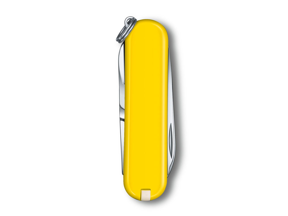 Нож-брелок VICTORINOX Classic SD Colors Sunny Side, 58 мм, 7 функций, жёлтый