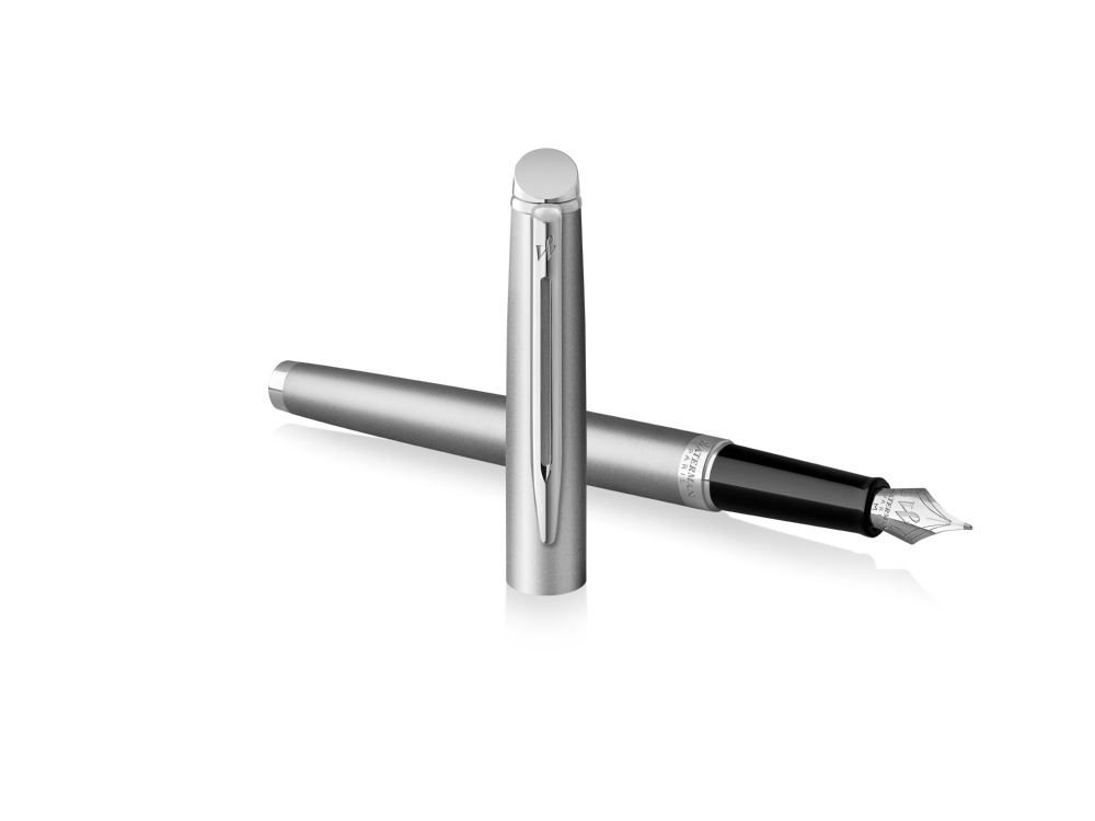 Перьевая ручка Waterman Hemisphere Entry Point Stainless Steel matte в подарочной упаковке