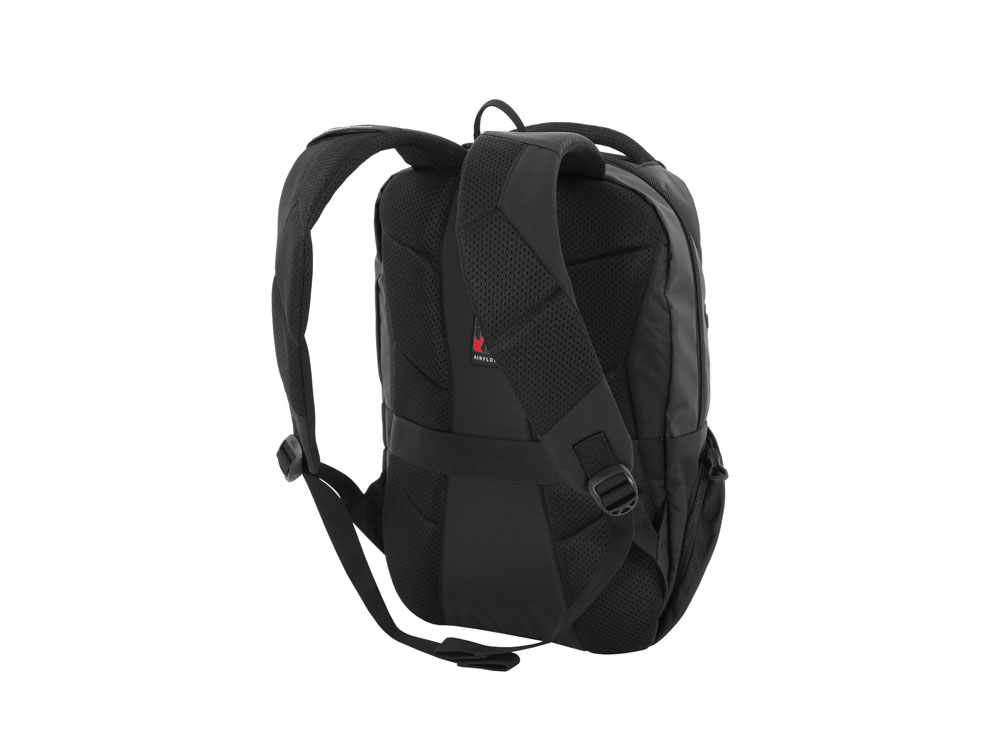 Рюкзак SWISSGEAR 14, полиэстер 600D, 30 x 14,5 x 43 см, 19 л, черный