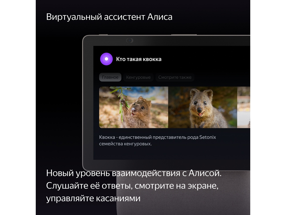 Умная колонка ЯНДЕКС Станция Дуо Макс с Алисой, с Zigbee, 60 Вт, цвет: бежевый (YNDX-00055BIE)