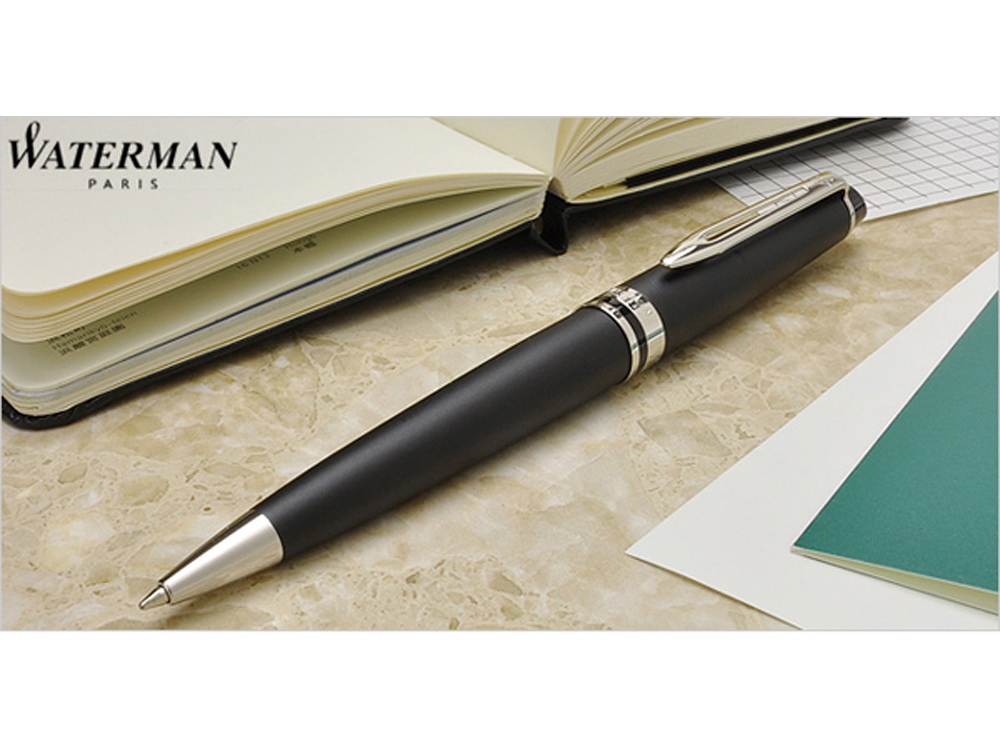 Шариковая ручка Waterman Expert 3, цвет: MattBlack CT