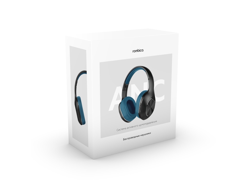 Беспроводные наушники Rombica mySound BH-17 ANC Blue