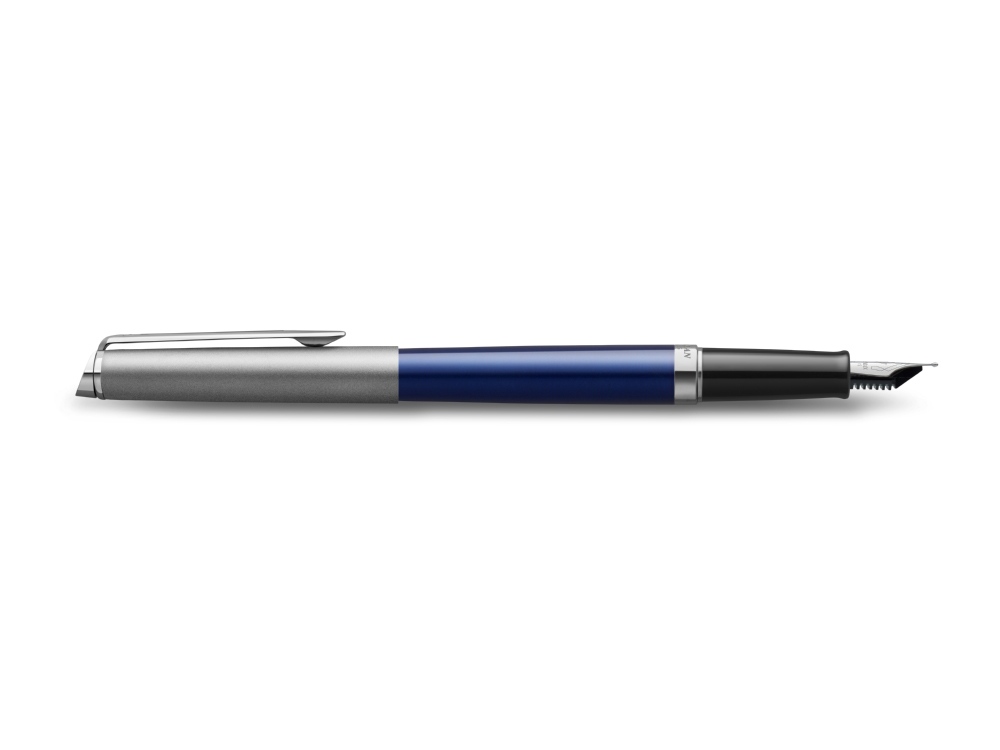 Перьевая ручка Waterman Hemisphere Entry Point Stainless Steel with Blue Lacquer в подарочной упаковке