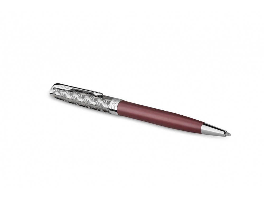 Шариковая ручка Parker Sonnet Premium Refresh RED CT, стержень: M, цвет чернил: black , в подарочной упаковке