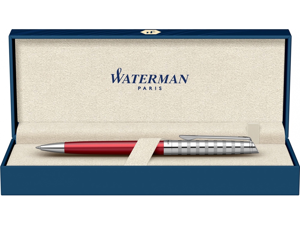 Шариковая ручка Waterman Hemisphere French riviera Deluxe RED CLUB в подарочной коробке