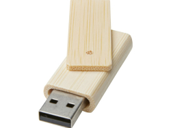 Rotate, USB-накопитель объемом 4 ГБ из бамбука, бежевый