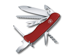 Нож перочинный VICTORINOX Outrider, 111 мм, 14 функций, с фиксатором лезвия, красный