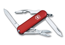 Нож-брелок VICTORINOX Rambler, 58 мм, 10 функций, красный