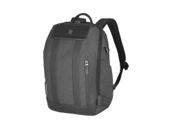 Рюкзак VICTORINOX Architecture Urban2 City Backpack 14'', серый, полиэстер / кожа, 30x19x42 см, 17 л