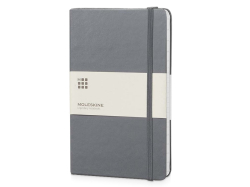 Записная книжка Moleskine Classic (в линейку) в твердой обложке, Large (13х21см), серый